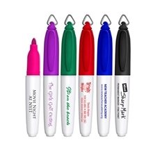 Mini Sharp Mark(R) Permanent Markers With Key Ring Cap
