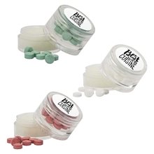 Mints and Lip Balm Moisturizer in Double Stacked Jar