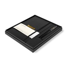 Moleskine(R) Large Notebook and Kaweco Pen Gift Set - Black