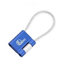 MoMA Aluminum Cable Keychain (Blue)