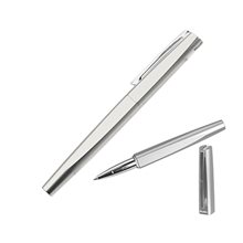 MoMA Aluminum Faceted Silver Pen