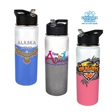 Mood(TM) 26 oz Stainless Steel Bottle, Full Color Digital