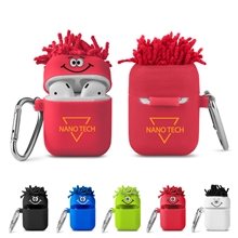 MopToppers Silicone Earbud Case With Carabiner