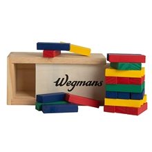 Multi - Colored Block Wooden Tower Puzzle