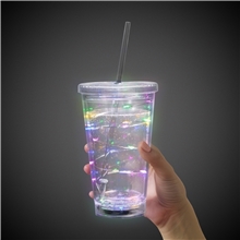 Multicolor String Light 16 oz LED Cup