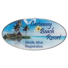 Name Badges 3 x 1 1/2 Oval