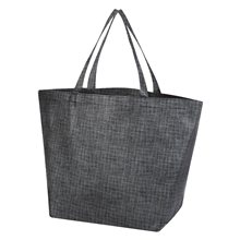 Non - Woven Crosshatched Tote Bag