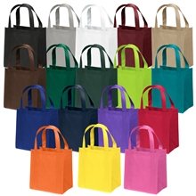 Non Woven Multi Color Little Thunder Tote Bag 12 X 13 - Screen Print