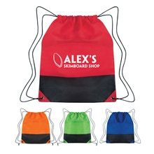 Non - Woven Two - Tone Drawstring Sports Pack