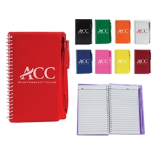 Plastic Cover Notebook Pen