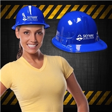Novelty Blue Plastic Construction Hard Hat