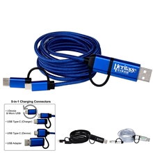 Oslo 6 Ft Long Braided Charging Cable Cords