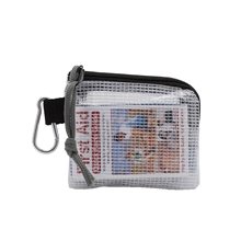 Outdoor Safety First Aid Kit in a Zippered Clear Nylon Bag