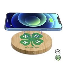 Parkfield 15W Bamboo Eco - Friendly Wireless Charger