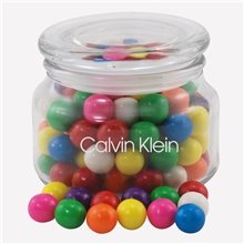 Patio Glass Jar. With Gumballs