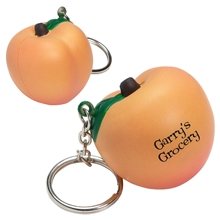 Peach Key Chain - Stress Reliever