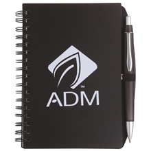 6 1/8 x 4 1/4 Spiral Notebook with Pen
