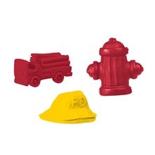 Pencil Top Stock Eraser - Firefighter Collection