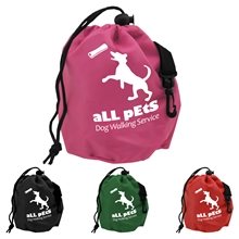 Pet Treat Cinch Bag with Clip