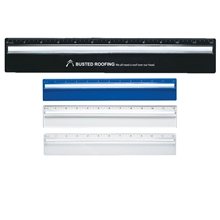 Plastic 12 Ruler With Magnifying Glass