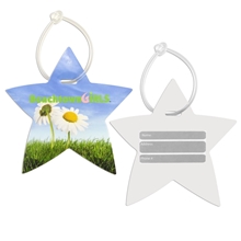 Plastic Star Luggage Tag