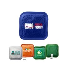 Plush Square Gel Bead Hot / Cold Pack, Full Color Digital
