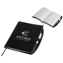 Polyurethane Cover Memo Jotter With Pen