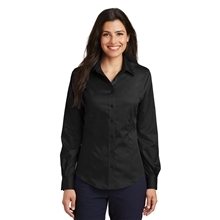 Port Authority Ladies Long Sleeve Non - Iron Twill Shirt - Colors