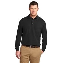 Port Authority Silk Touch Long Sleeve Polo - Colors