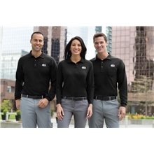 Port Authority Silk Touch Long Sleeve Polo with Pocket - Colors
