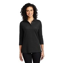 Port Authority(R) Womens Silk Touch(TM) 3/4- Sleeve Polo