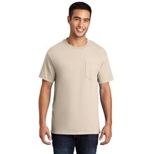 Port Company Essential T - Shirt with Pocket - Neutrals
