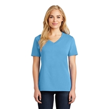 Port Company(R) Ladies 5.4 oz 100 Cotton V - Neck T - Shirt