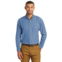 Port Company Long Sleeve Value Denim Shirt - Denim