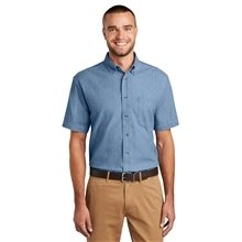 Port Company Short Sleeve Value Denim Shirt - Denim
