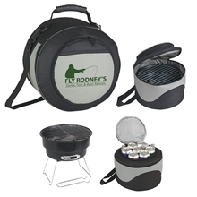 Portable BBQ Grill And Cooler