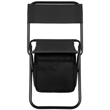 Portable Folding Chair with Storage Pouch - 600D Polyester