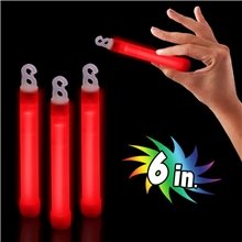 Premium Glow Sticks 6 - Red