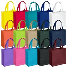 Premium Multi - Use Non - Woven Tote Bag Abe(TM)- 13 x 5 x 13 w / Reflective Glossy Sparkle