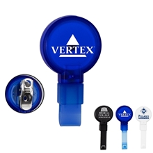 PVC Free Recycled Plastic Badge Reel W / Swivel Alligator Clip (Patent US 11, 974, 638 B1)