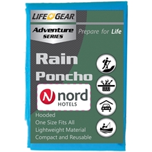 Rain Poncho with Custom Label