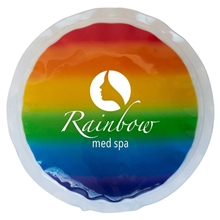 Rainbow Gel Beads Hot / Cold Pack Circle