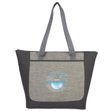 Reclaim Two - Tone Recycled Zippered Tote
