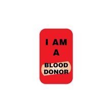Rectangle Laminated Plastic Lapel Pin (0.75x1.25)