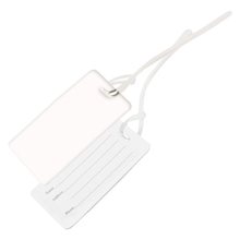 Rectangle Luggage Tag with Clear Sleeve