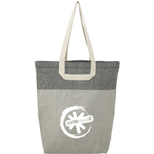 Recycled Cotton U - Handle Book Tote