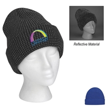 Reflective Beanie With Cuff