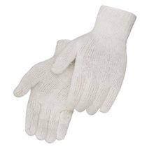 Regular Weight Natural Cotton / Polyester Blend Work Gloves