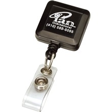 Retractable Badge Reel Square