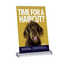 retractable tabletop banner